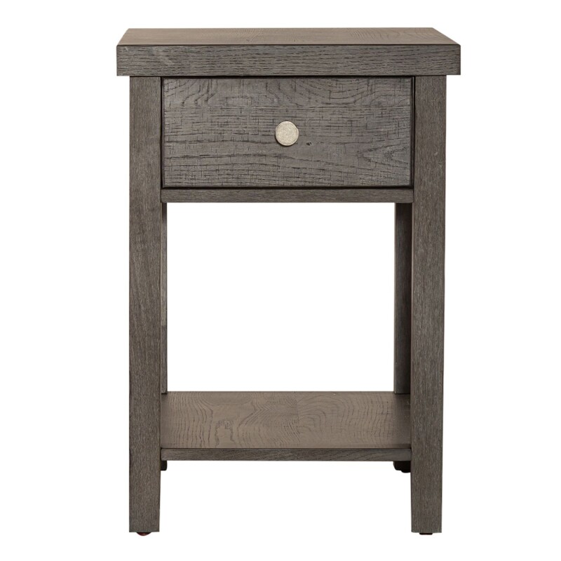 Modern Farmhouse Drawer Chair Side Table 406OT1023