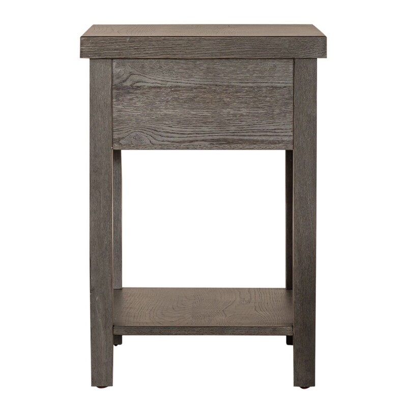 Modern Farmhouse Drawer Chair Side Table 406OT1023