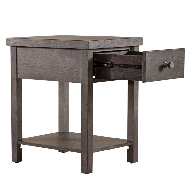 Modern Farmhouse Drawer Chair Side Table 406OT1023