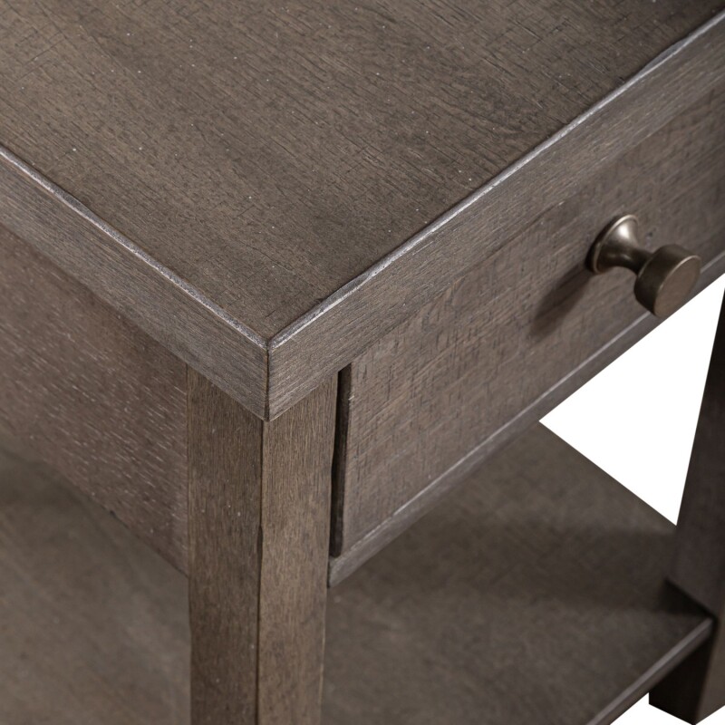 Modern Farmhouse Drawer Chair Side Table 406OT1023