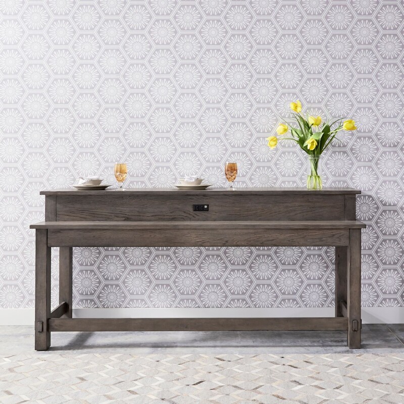 Modern Farmhouse Console Bar Table 406OT7837