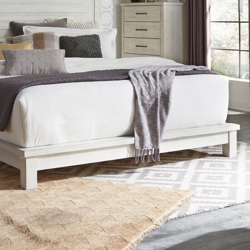 Modern Farmhouse King Platform Footboard 406WBR24F