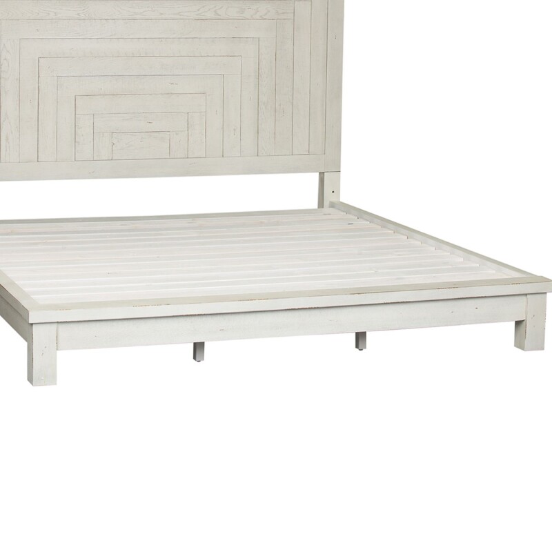 Modern Farmhouse King Platform Footboard 406WBR24F