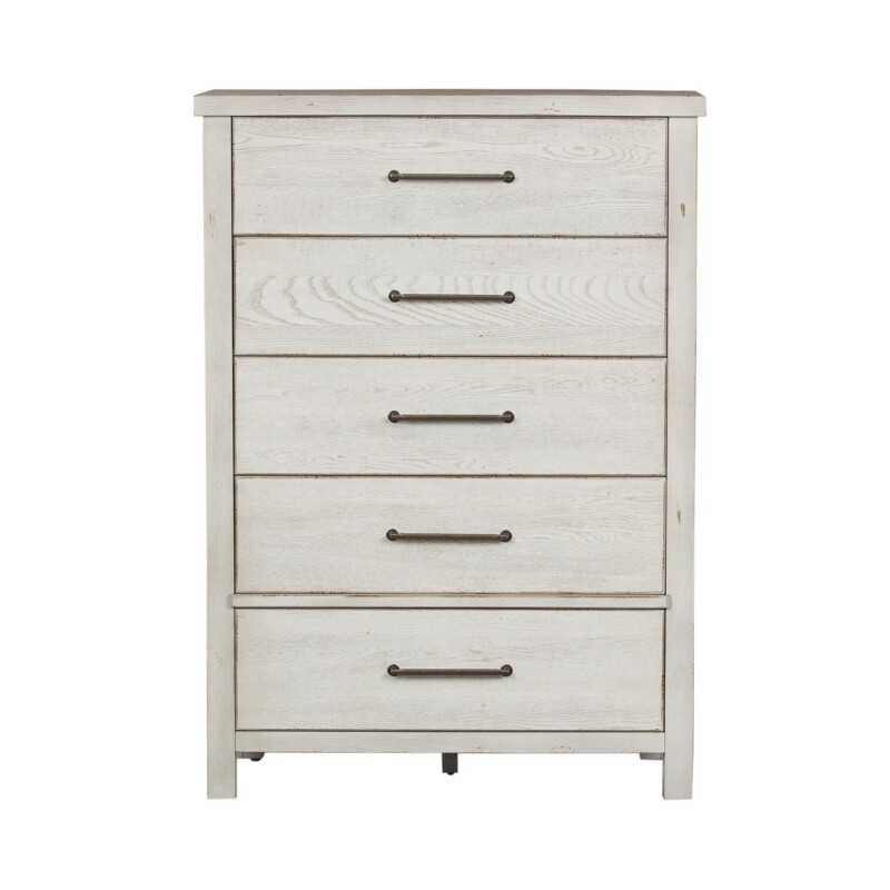 Modern Farmhouse 5 Drawer Chest 406WBR41