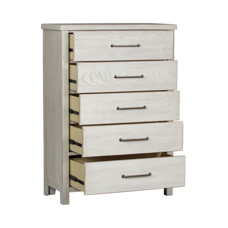 Modern Farmhouse 5 Drawer Chest 406WBR41
