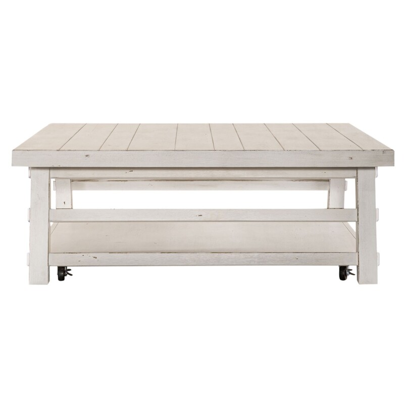 Modern Farmhouse Oversized Square Cocktail Table 406WOT1014