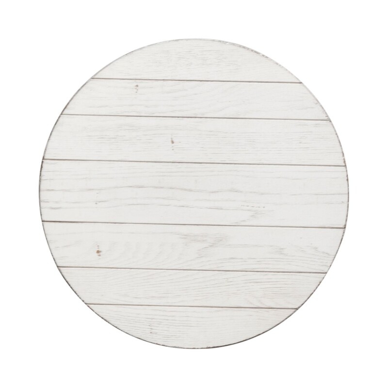 Modern Farmhouse Splay Leg Round End Table 406WOT1024