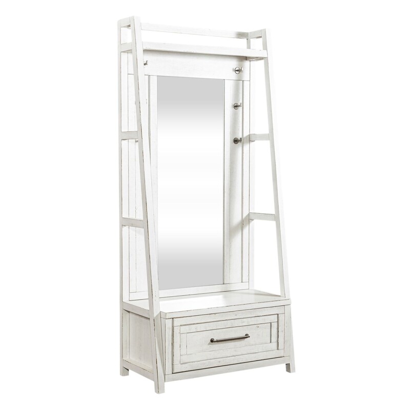 Modern Farmhouse 2 Piece Hall Tree Set 406WOT2PCS