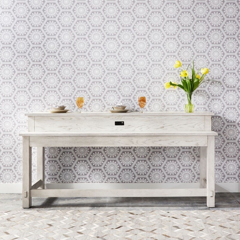 Modern Farmhouse Console Bar Table 406WOT7837