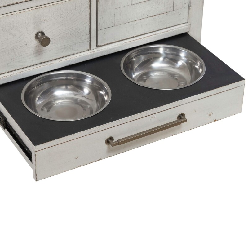 Modern Farmhouse Pet Feeder 406WPF1000