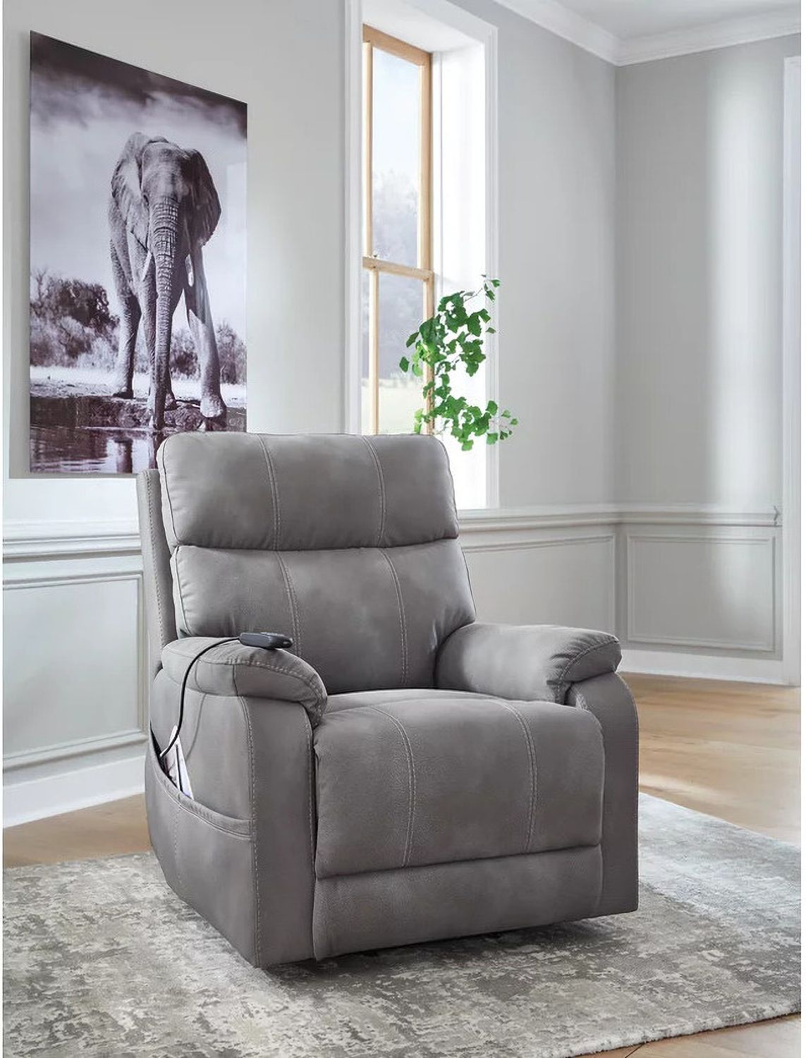Next-Gen Durapella Power Lift Recliner In Slate 4070812