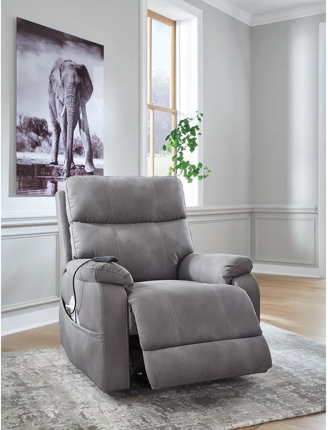 Next-Gen Durapella Power Lift Recliner In Slate 4070812