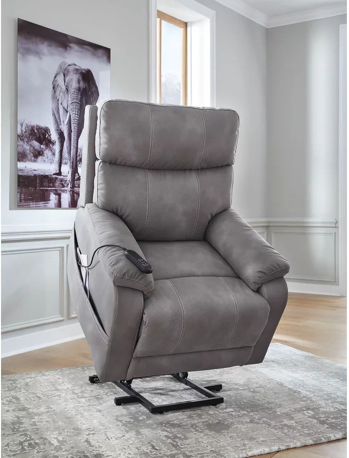 Next-Gen Durapella Power Lift Recliner In Slate 4070812