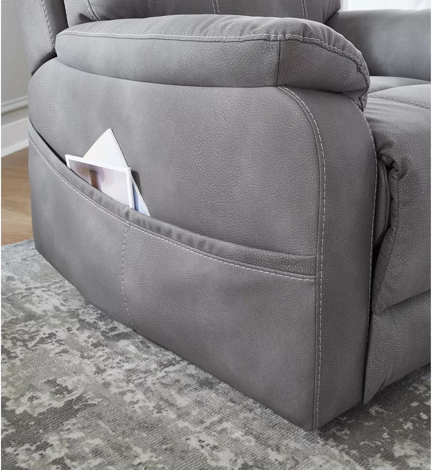 Next-Gen Durapella Power Lift Recliner In Slate 4070812