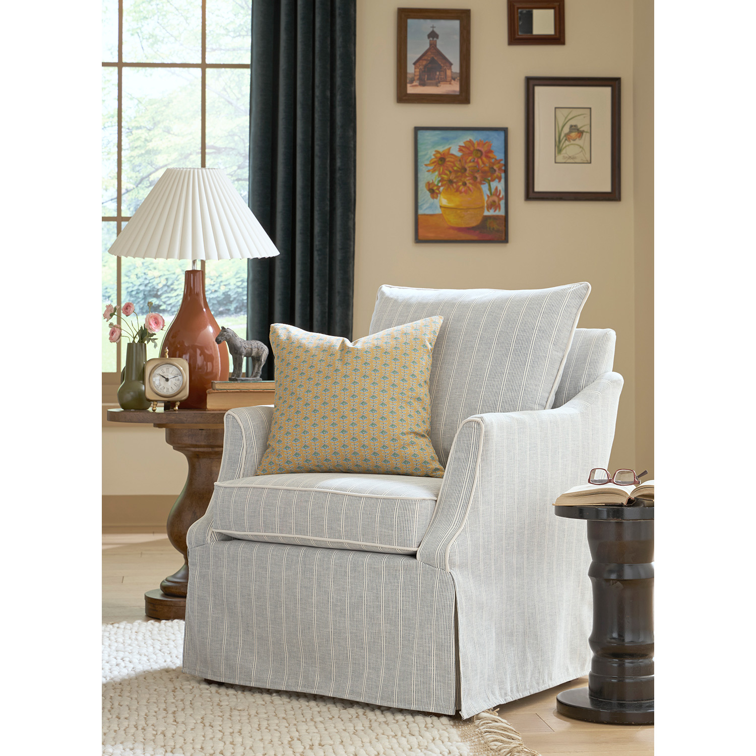 Annie - Stationary Chair Or Swivel Chair - 4100 4100