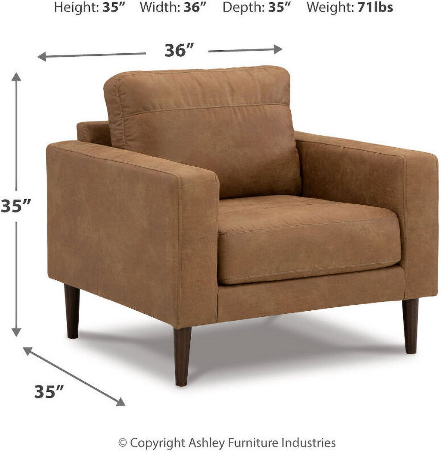 Telora Chair In Caramel 4100220