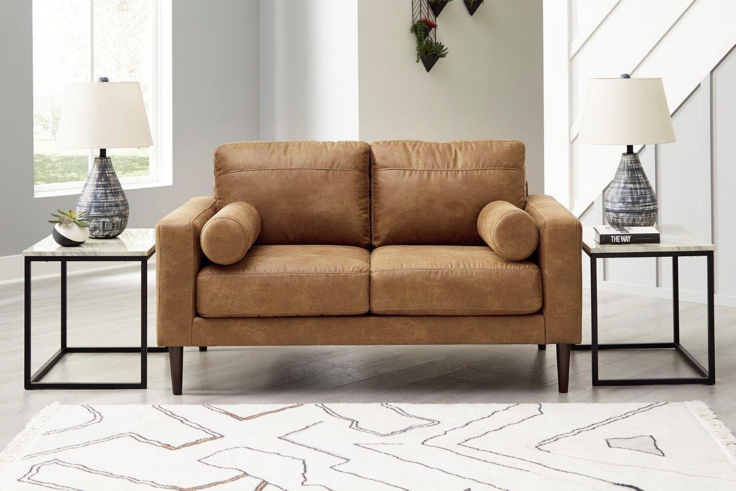 Telora Loveseat In Caramel 4100235