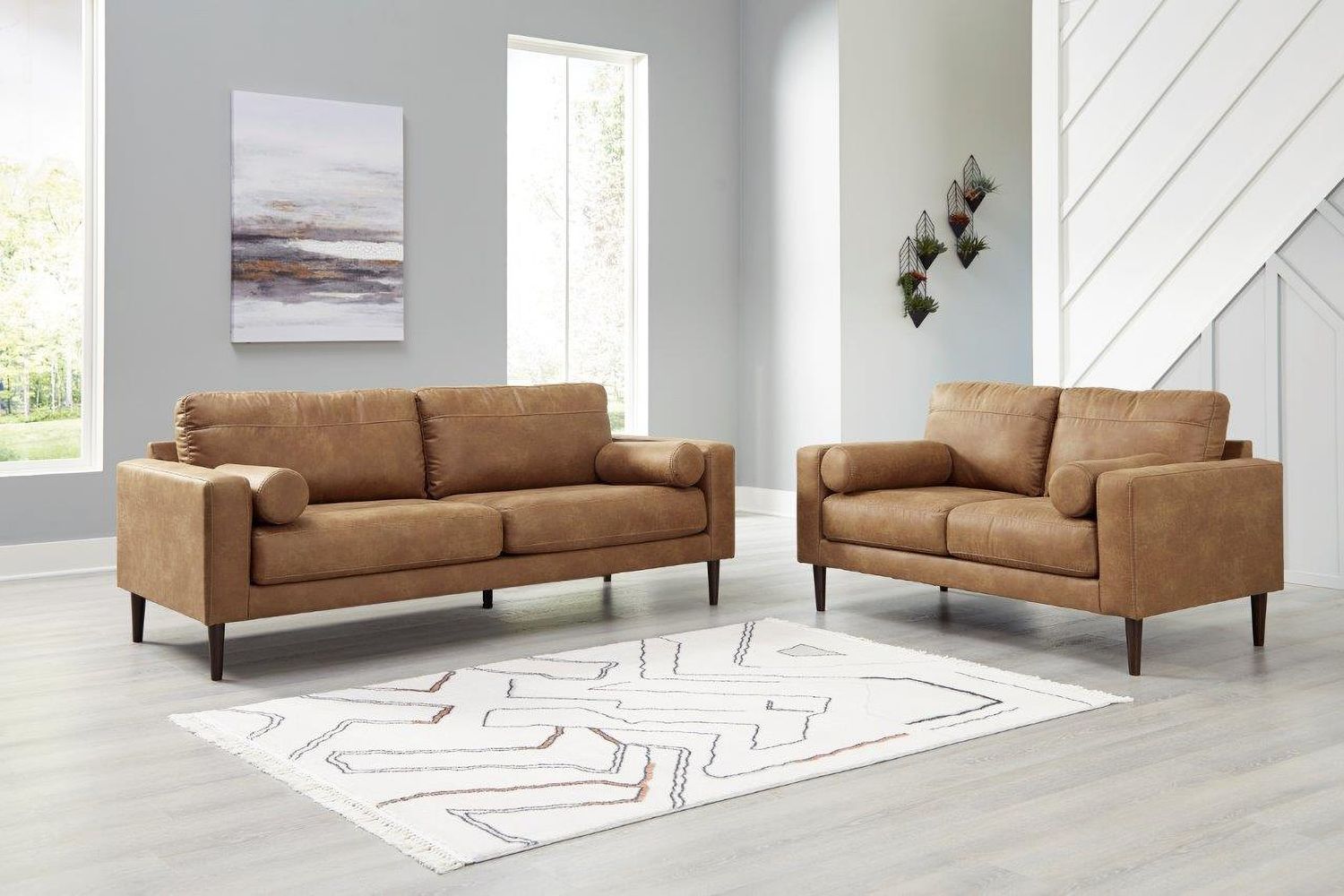 Telora Loveseat In Caramel 4100235