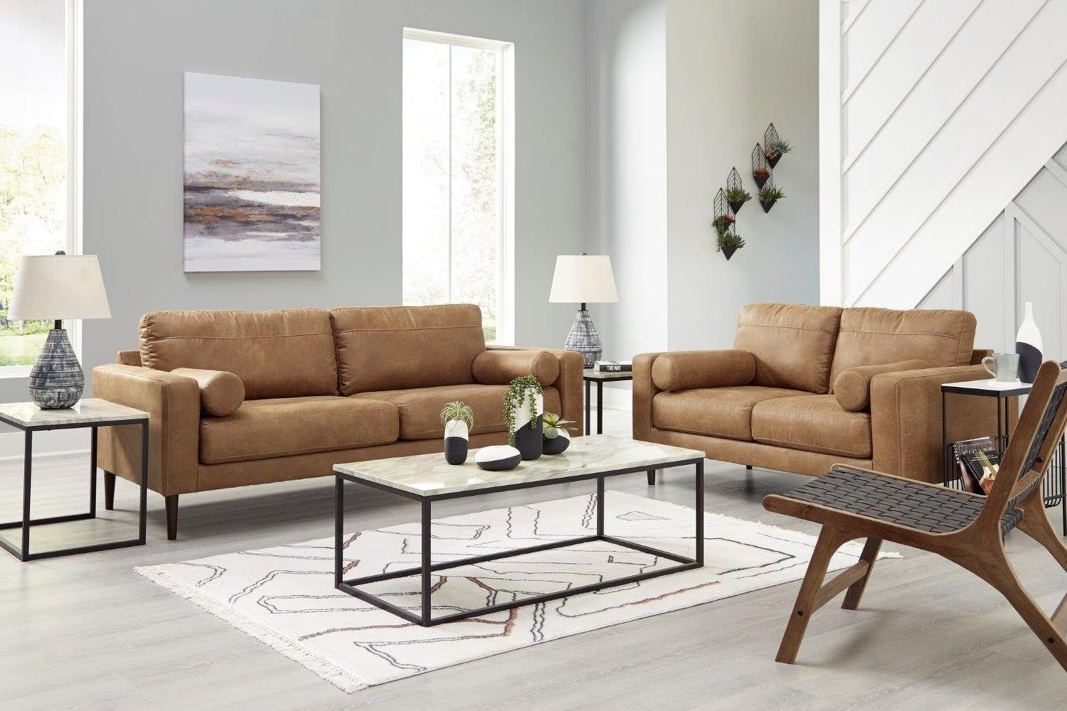Telora Sofa In Caramel 4100238