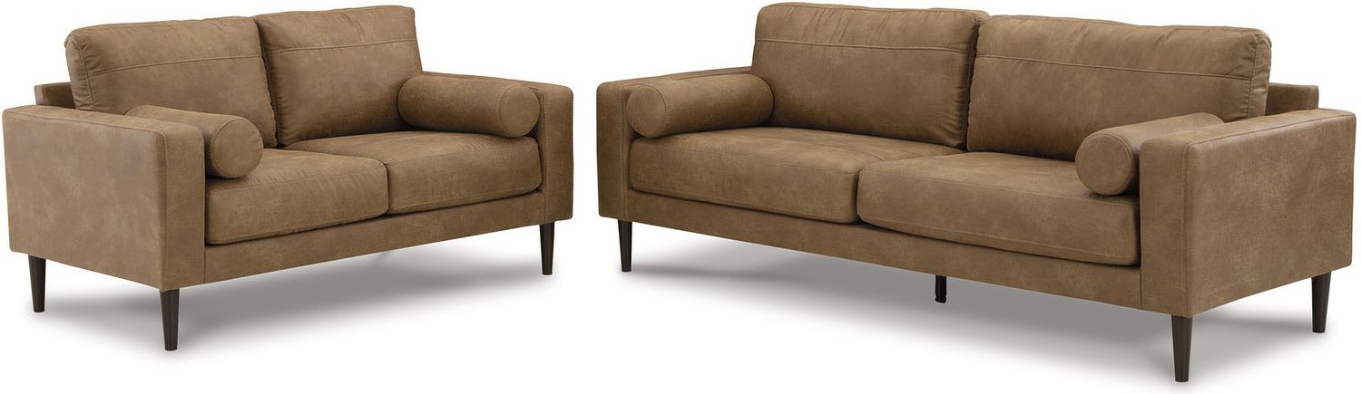 Telora Sofa In Caramel 4100238