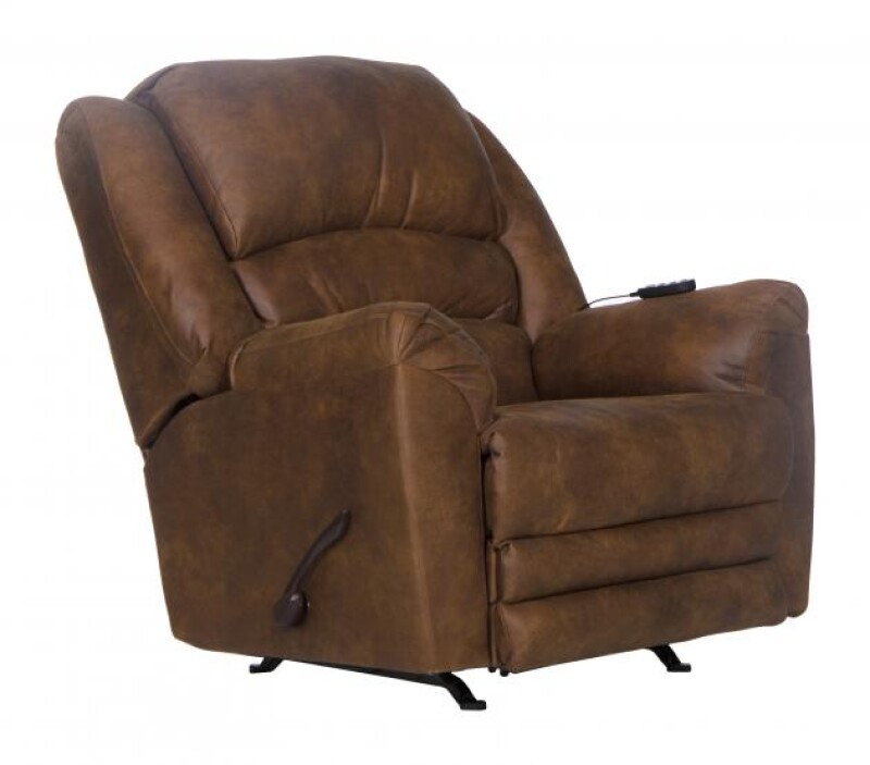 Hayden 4107 Chaise Rocker Recl w/Heat/Massage & Oversize Xtra Comfort Footrest 41072
