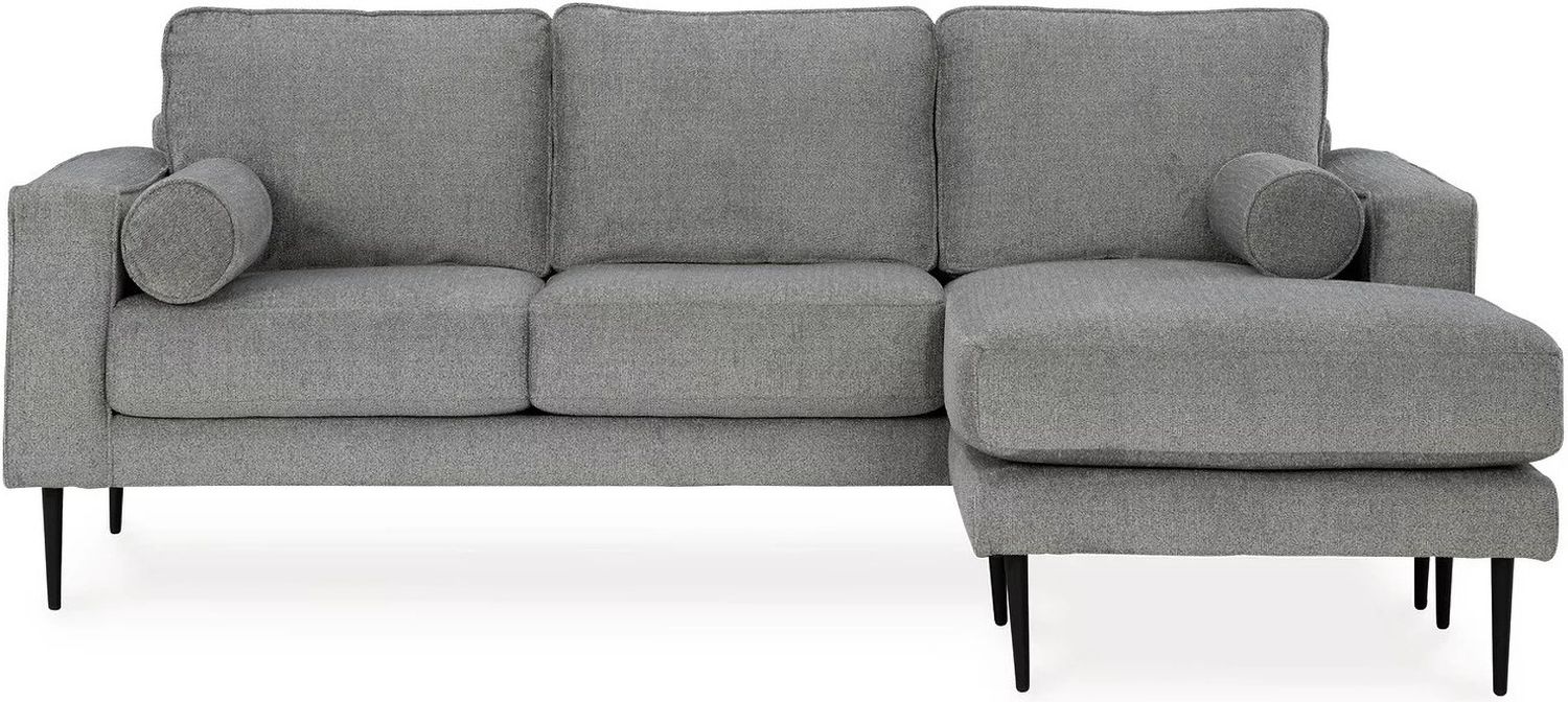 Hazela Sofa Chaise In Charcoal 4110218