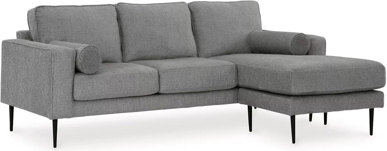 Hazela Sofa Chaise In Charcoal 4110218