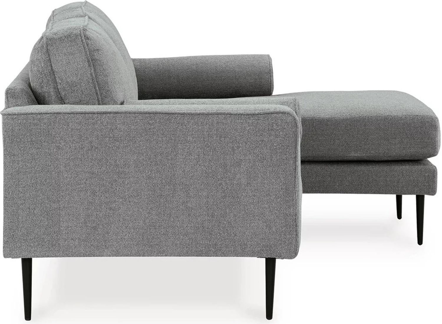 Hazela Sofa Chaise In Charcoal 4110218