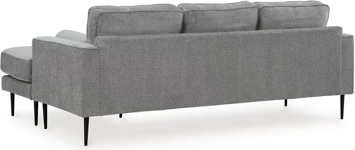 Hazela Sofa Chaise In Charcoal 4110218