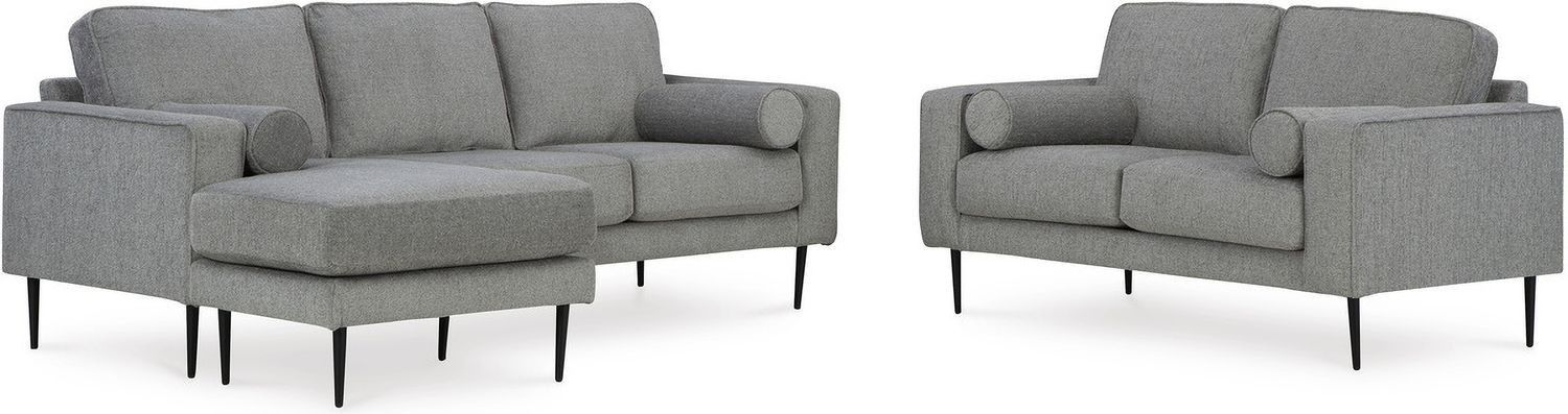 Hazela Loveseat In Charcoal 4110235
