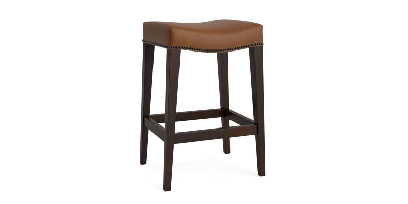 Vail Leather Saddle Counter Stool 41210188L52