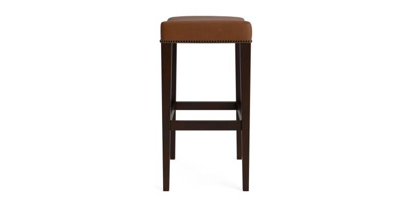 Vail Leather Saddle Bar Stool 41210388L59