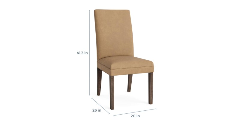 Marge Leather Upholstered Dining Chair 41210685PL55