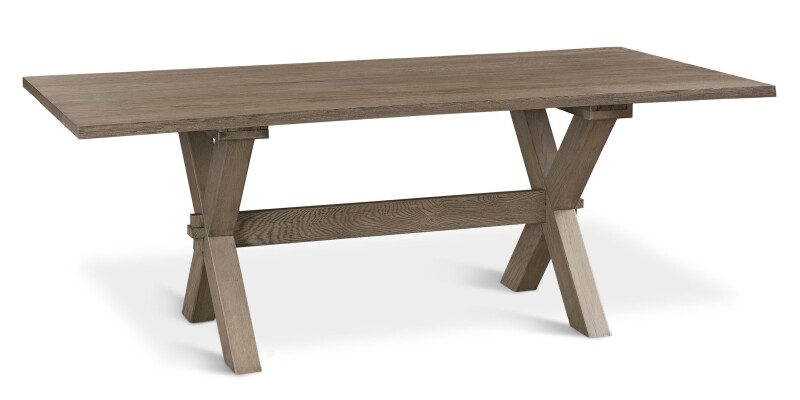 Crossbuck Live Edge Rectangle Dining Table 41217242XLE