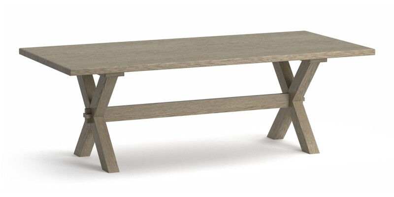 Crossbuck Rectangle Dining Table 41219042X