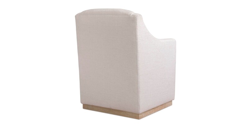 Banks Upholstered Dining Chair with Casters 4122068430