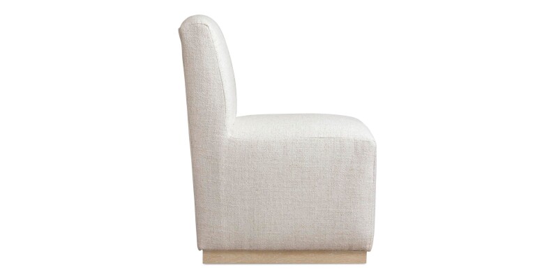 Banks Upholstered Dining Chair with Casters 4122068612