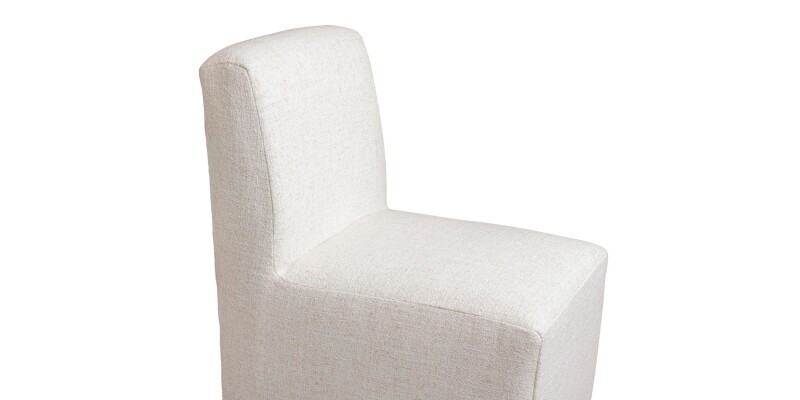 Banks Upholstered Dining Chair with Casters 4122068627