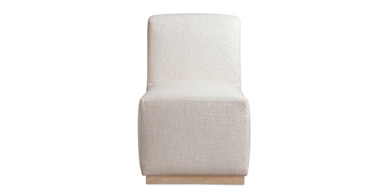 Banks Upholstered Dining Chair with Casters 4122068629