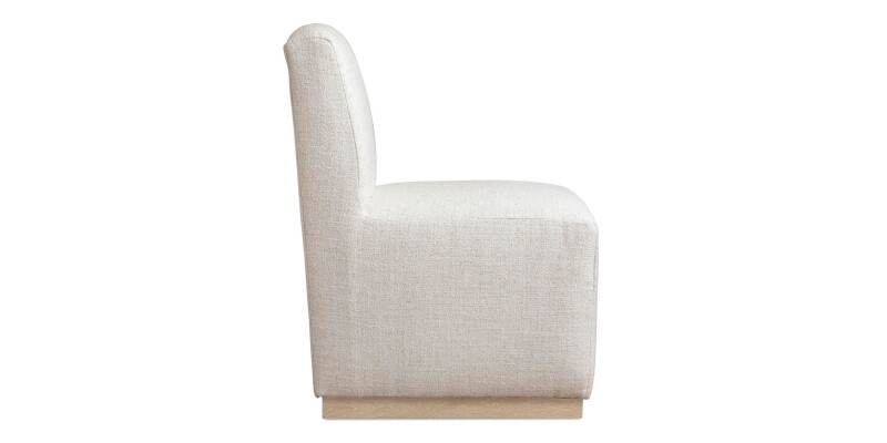 Banks Upholstered Dining Chair with Casters 4122068629