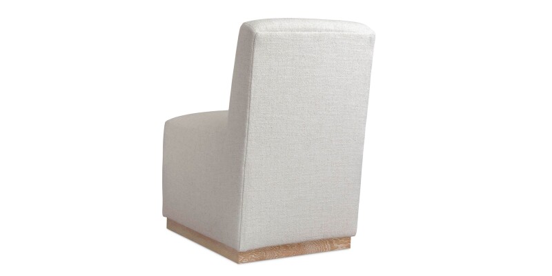 Banks Upholstered Dining Chair with Casters 4122068629
