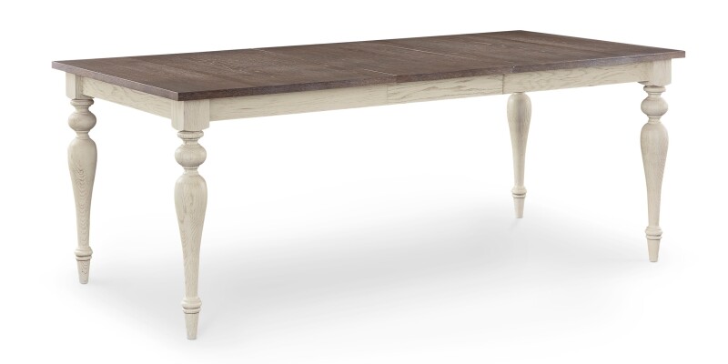 Amelia Oak Rectangle Dining Table with Leaf 41223660LF1CUMBERLANDVWHITE