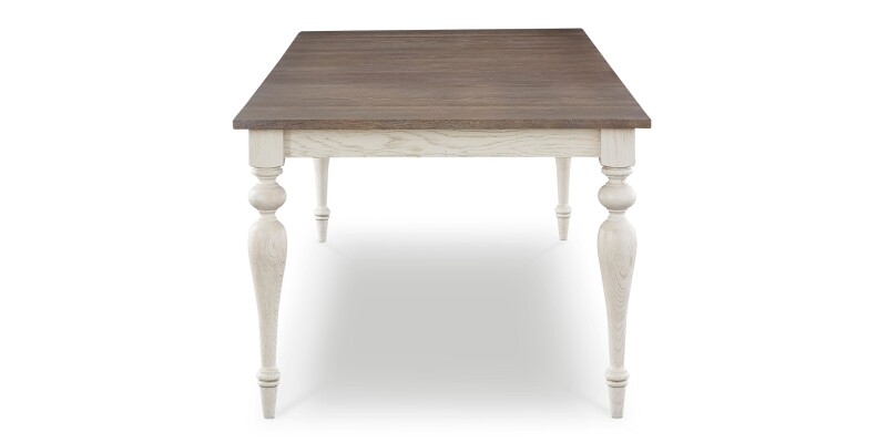 Amelia Oak Rectangle Dining Table with Leaf 41223660LF1CUMBERLANDVWHITE