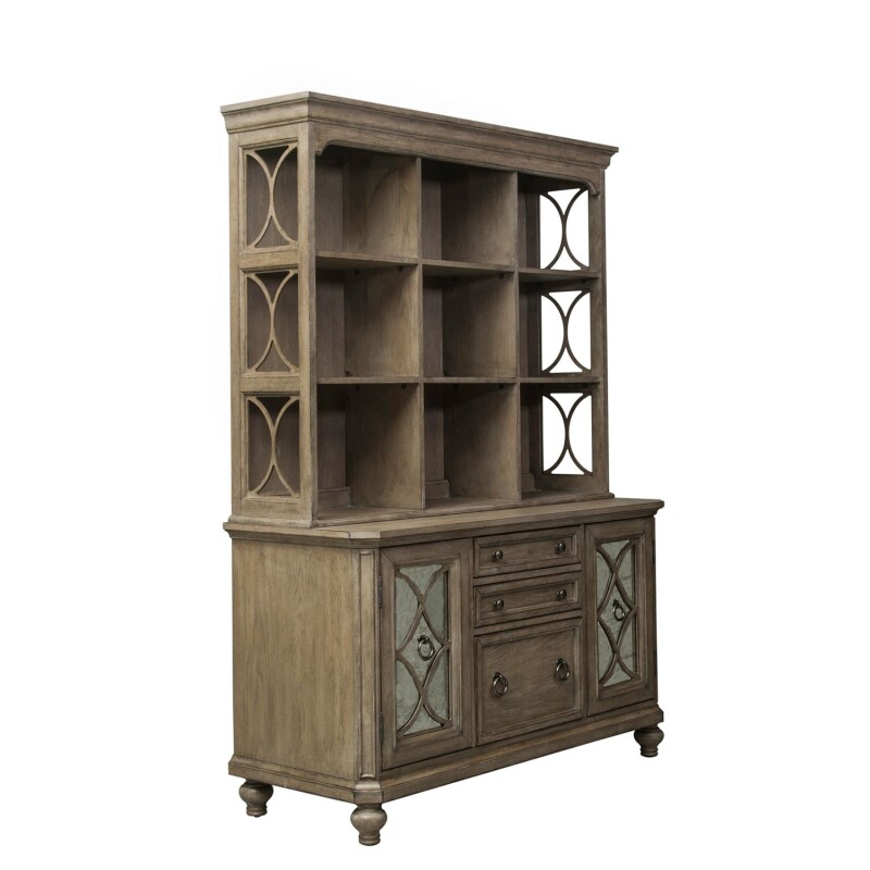 Simply Elegant Credenza & Hutch Set 412HOJCHS
