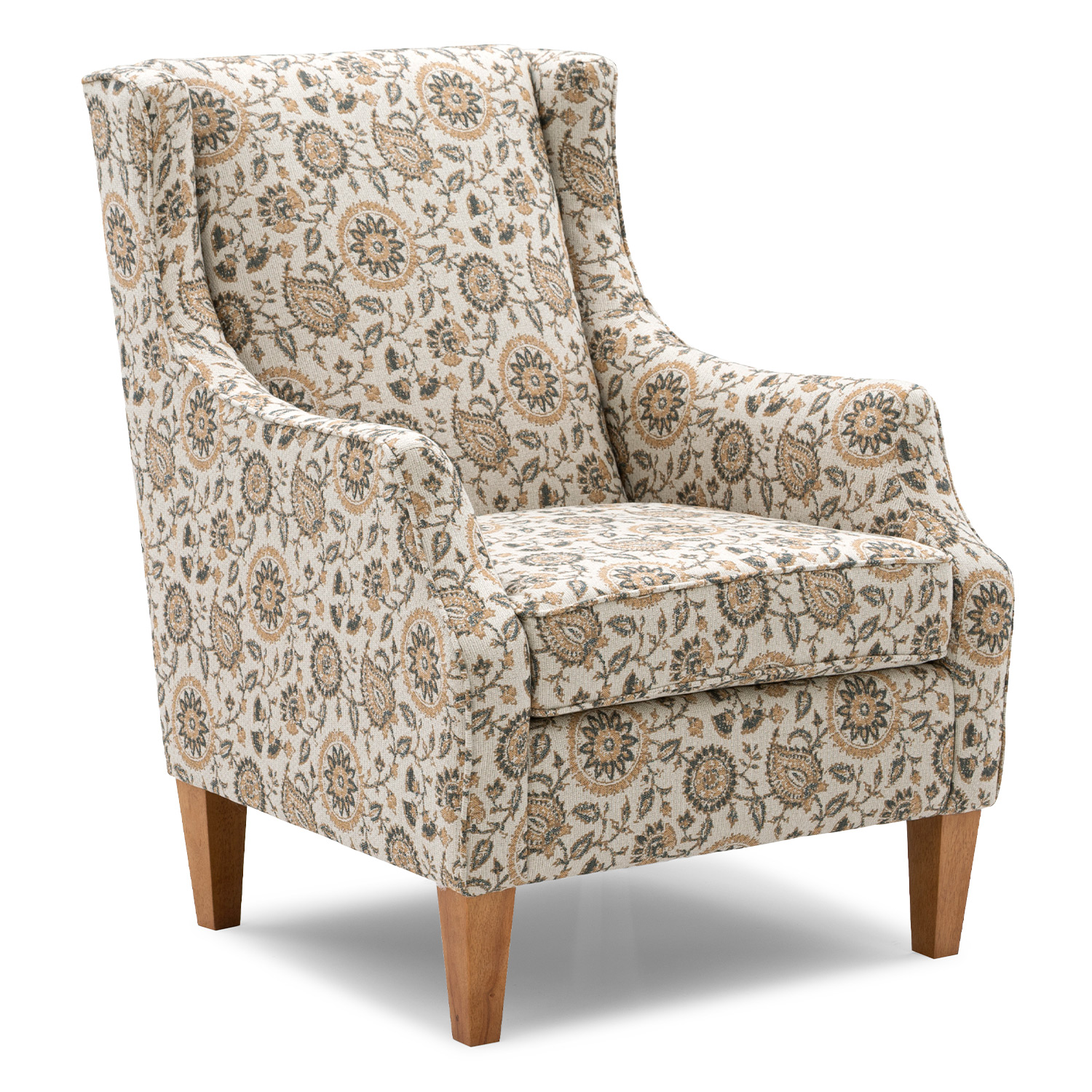 Keatling - Stately Accent Chair - Dark Walnut - 4130DW 4130DW