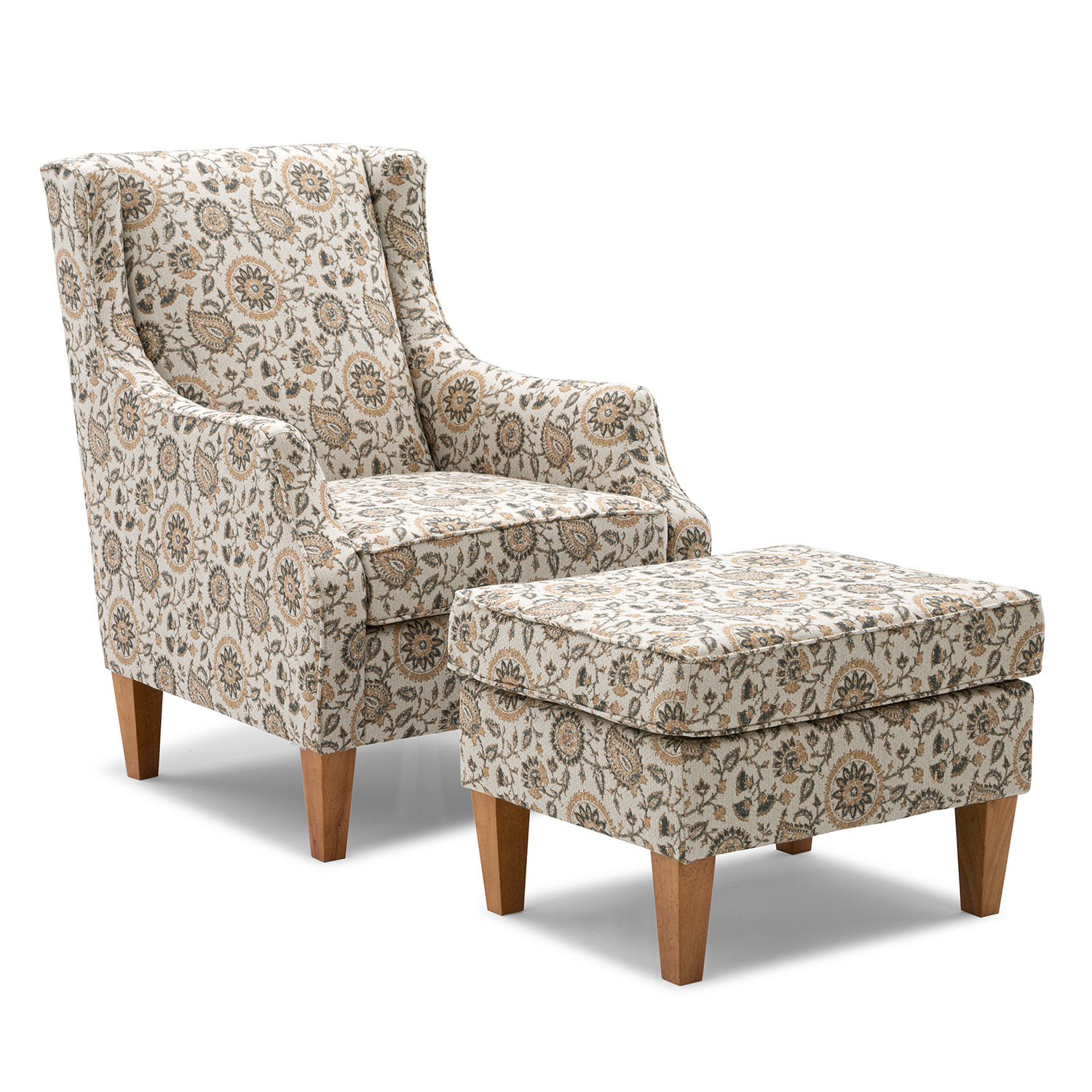 Keatling - Stately Accent Chair - Dark Walnut - 4130DW 4130DW