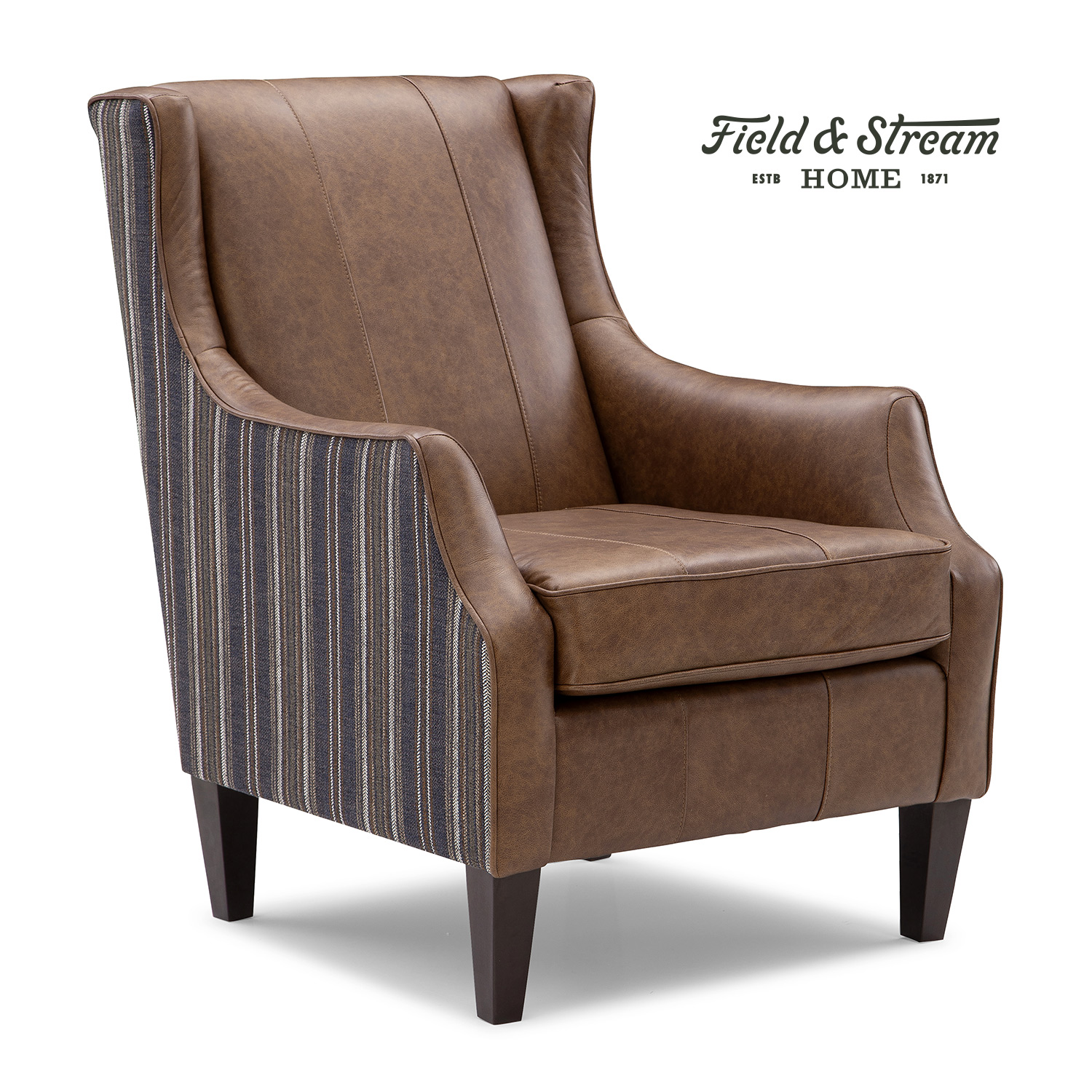 Keatling - Stately Accent Chair - Dark Walnut - 4130DW 4130DW