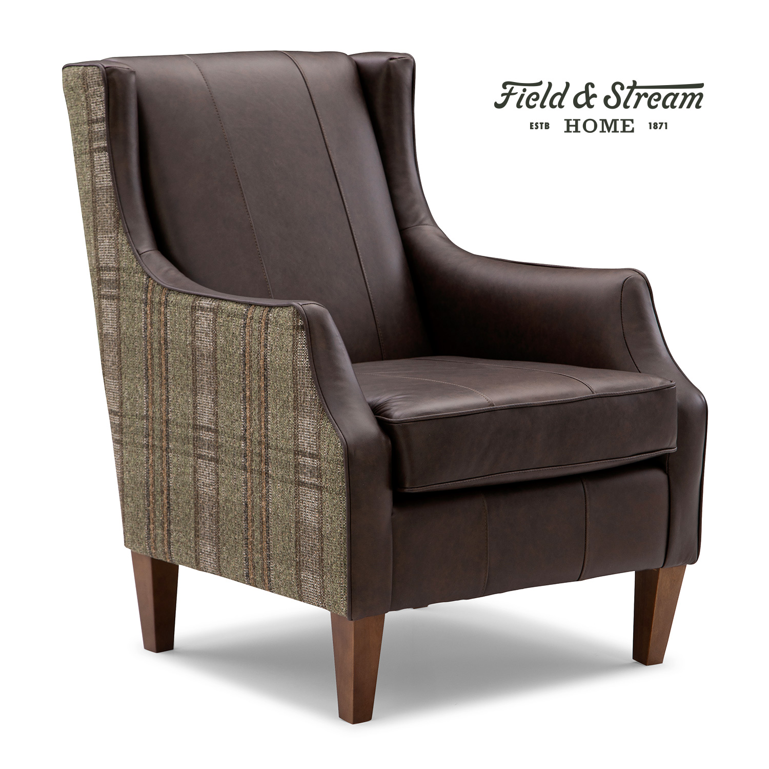 Keatling - Stately Accent Chair - Dark Walnut - 4130DW 4130DW