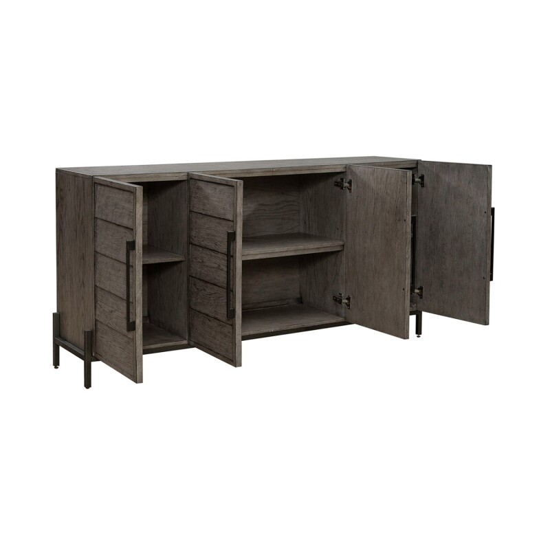 Pelicans Buff 74 Inch Accent TV Console 414TV74