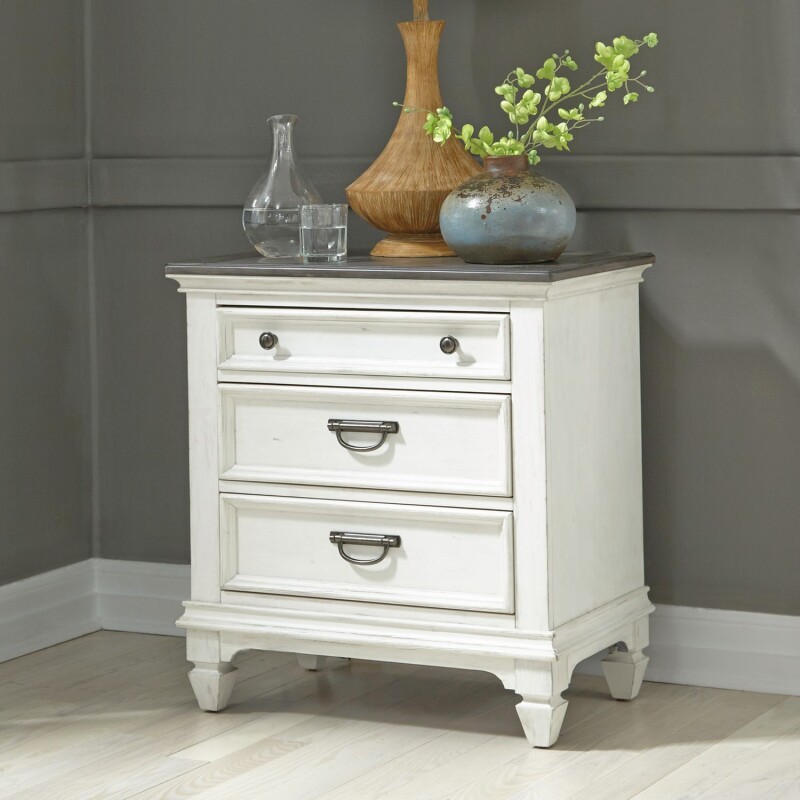 Allyson Park Night Stand w/ Charging Station 417BR61